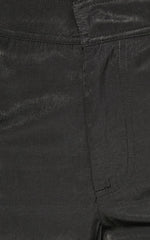 Robbie Pants - Mid Rise Cuffed Ankle Cargo Pants in Black